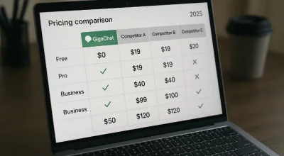 Сравнение тарифов и цен GigaChat и конкурентов — что выгоднее в 2025